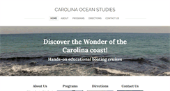 Desktop Screenshot of carolinaoceanstudies.com